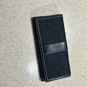 Black coach wallet